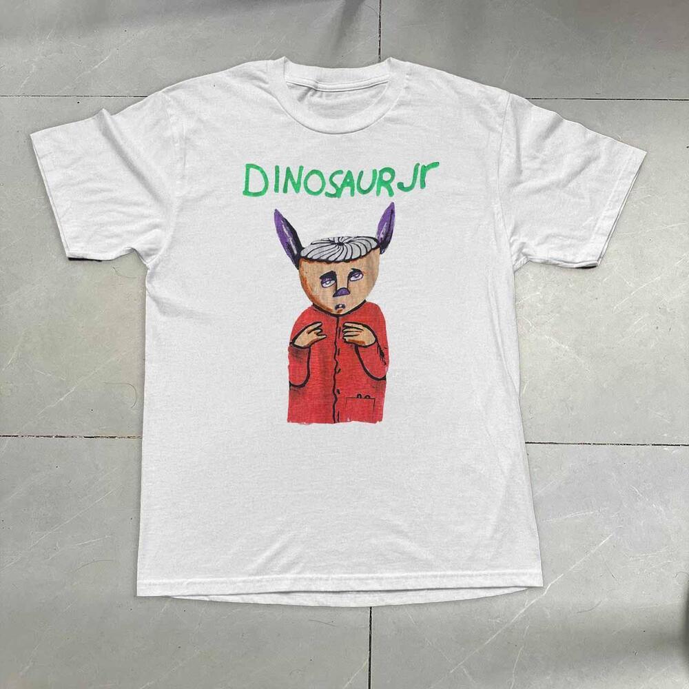 Dinosaur Jr White Graphic Tee